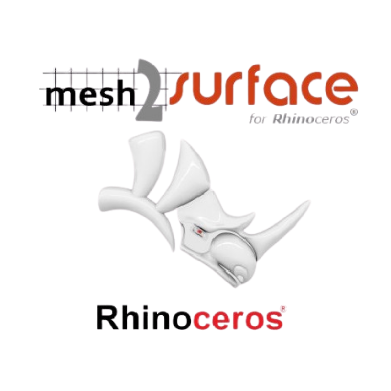 Mesh2Surface for Rhino Premium – Fejlett reverse engineering Rhino környezetben