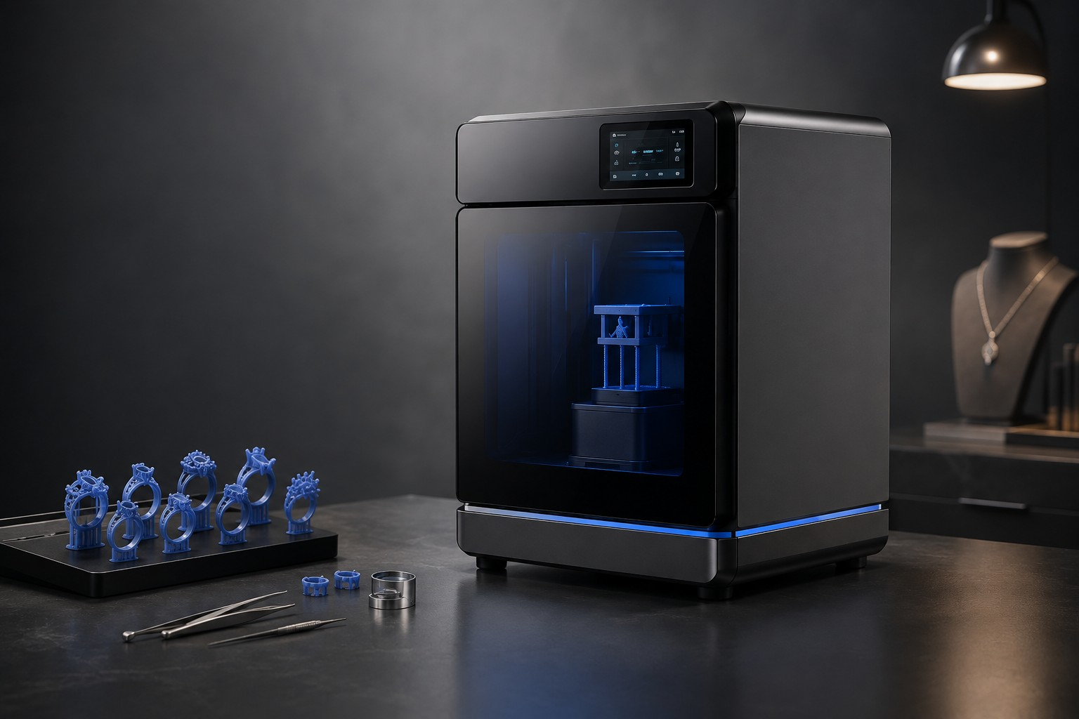 Flashforge WJ51C wax 3D printer for precision jewelry casting models