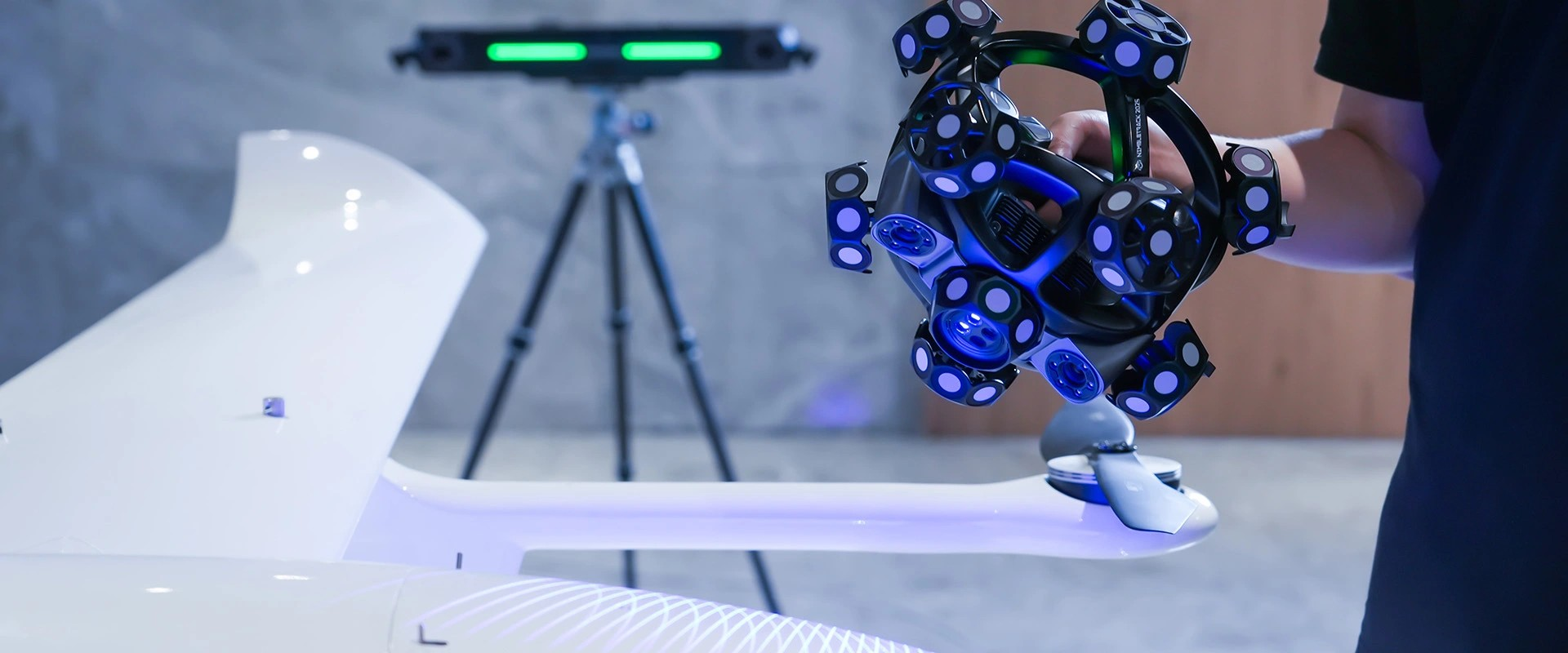 Tragbare 3D-Metrologielösung ohne Kabel