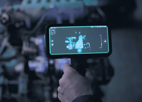 EinScan Rigil IR-Rapid-Modus für schnelles Infrarot-3D-Scannen