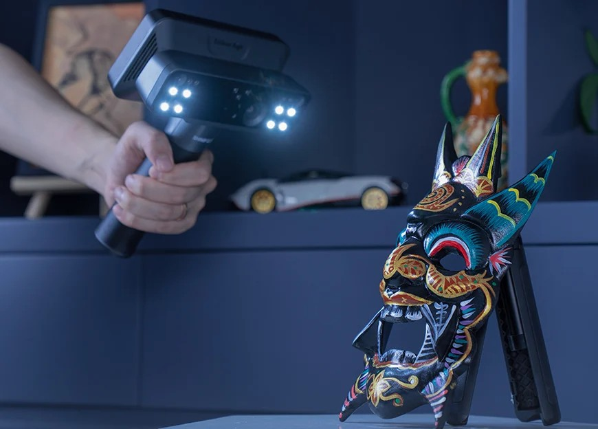 Kabelloser 3D-Scan-Workflow mit dem EinScan Rigil und Echtzeitanzeige
