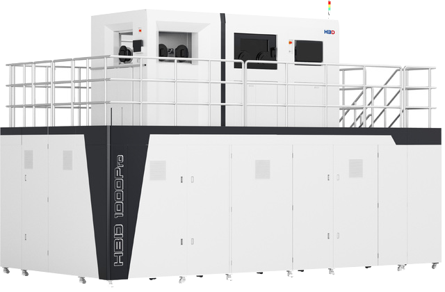 HBD 1000 Multi Laser 8×500W fém 3D nyomtató SLM technológiával nagy méretű ipari gyártáshoz